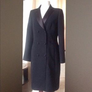 Double-breasted lined Tuxedo Dress